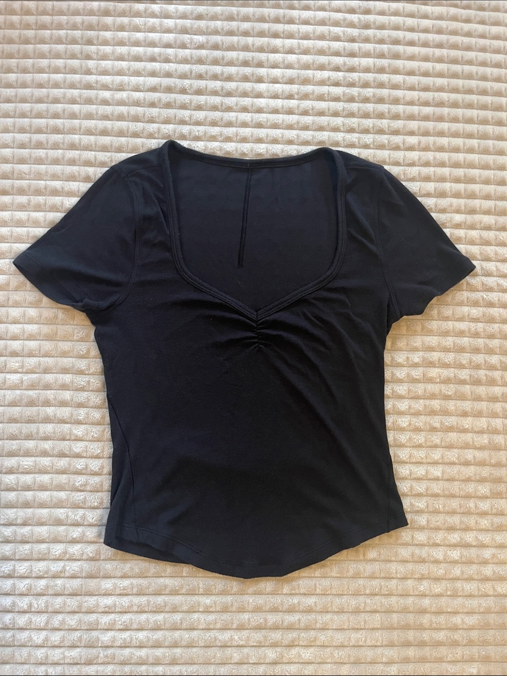 lululemon athletica Black Short Sleeve Tee